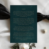 Emerald Green Details Extra info 5 x 7 Behuizing Kaart