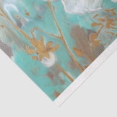 Emerald Green Dragonfly  Bloemen Decoupage Tissuepapier (Detail)