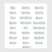 Emerald Green Étiquettes (Feuille)