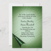 Emerald Green Faire-part de mariage (Devant)