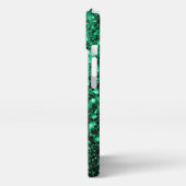 Emerald Green faux glitter iPhone Hoesje (Linkerkant)