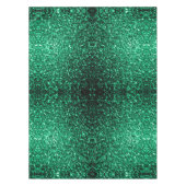 Emerald Green faux glitter Tafelkleed (Voorkant)