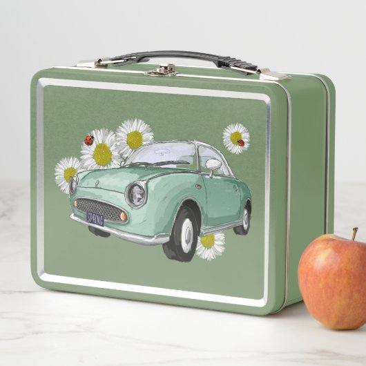 Emerald Green Figaro lunch box (In situ)