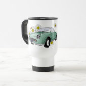 Emerald Green Figaro mug - reisbeker (Voorkant links)
