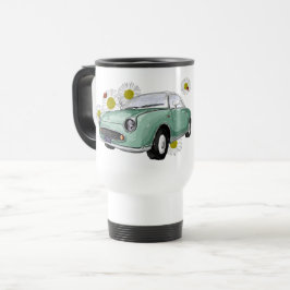 Emerald Green Figaro mug - reisbeker