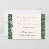 Emerald Green Florentine RSVP (Voorkant)