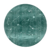 Emerald Green Glitzy Marble Kerstmis Snijplank (Voorkant)