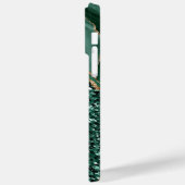 EMERALD GREEN & GOLD AGATE PATTERN Case-Mate iPhone CASE (Achterkant / Links)