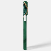 EMERALD GREEN & GOLD AGATE PATTERN Case-Mate iPhone CASE (Achterkant / Rechts)