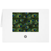 Emerald Green Gold Royal Indian Peacock Wedding (Achterkant Horizontaal)