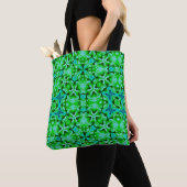 Emerald Green Graphic Design pour Sac fourre-tout (De près)