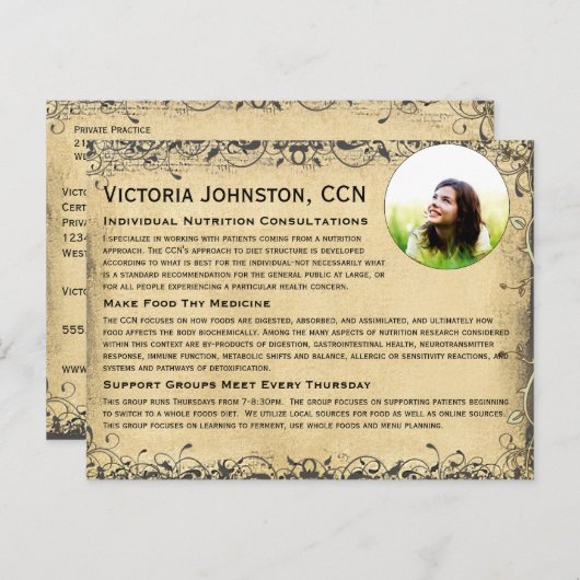 Emerald Green Heart Leafed Tree Briefkaart (Voorkant / Achterkant)