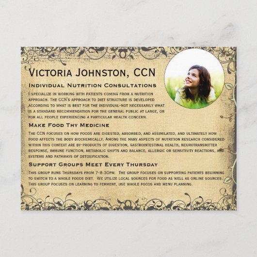 Emerald Green Heart Leafed Tree Briefkaart (Voorkant)