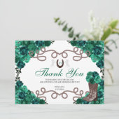 Emerald Green Horse Quinceanera Merci (Debout devant)