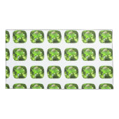 Emerald Green Kussensloop (Achterkant-Links)