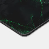 Emerald Green Lightning Marble Mouse Pad (Hoek)