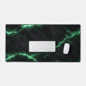 Emerald Green Lightning Marble Mouse Pad (Keyboard & Muis)