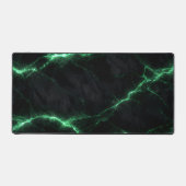 Emerald Green Lightning Marble Mouse Pad (Recto)