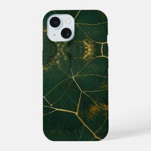 Emerald Green Marble Gold Parties scintillant