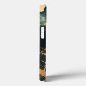Emerald Green Marble iPhone 13 Coque (Verso / Droite)