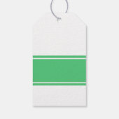 Emerald Green Modern Wedding Cadeaulabel (Achterkant)