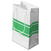 Emerald Green Modern Wedding Klein Cadeauzakje (Achterkant Gekanteld)