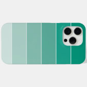 Emerald Green Ombré Stripes Case-Mate iPhone Case (Achterkant (horizontaal))