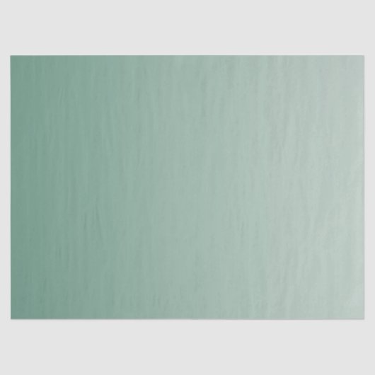 Emerald Green Ombre    Tissuepapier (Voorkant)