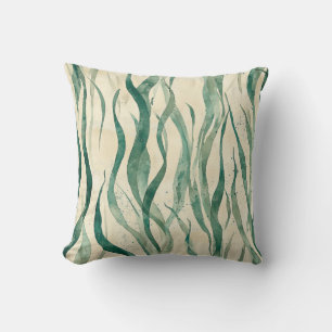 Emerald Green Ombre zeewier Kust Kussen