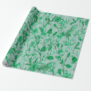 Emerald green op een beeldhouwtextuur die de achte cadeaupapier