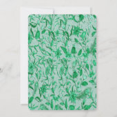 Emerald green op een beeldhouwtextuur die de achte kaart (Achterkant)