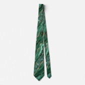 Emerald Green Parties scintillant or Cravate en ma (Devant)