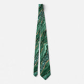 Emerald Green Parties scintillant or Cravate en ma (Dos)