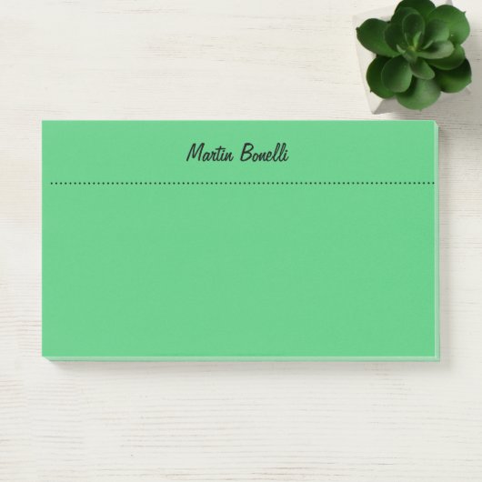 Emerald Green Plain Business Post-it® Notes (Kantoor)
