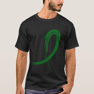 Emerald Green Ribbon A4 T-shirt