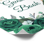Emerald Green Robe Quinceañera Livre d'or (Coin)