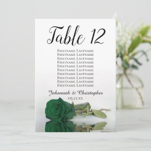 Emerald Green Roos Table Seating Chart Large