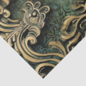 Emerald Green rustieke Steampunk klok (1) Tissuepapier (Detail)