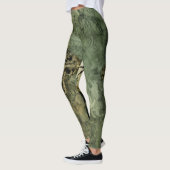 Emerald Green rustieke Steampunk klok (4) Leggings (Links)