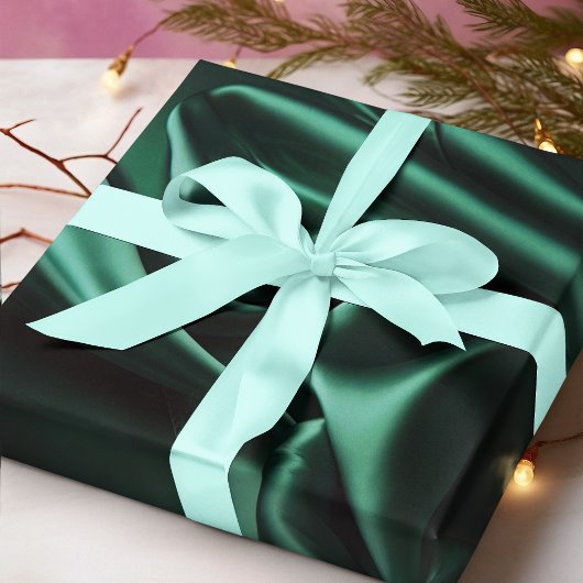 Emerald Green Satin Luxury Tissuepapier