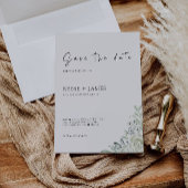 Emerald Green Save the Date Sjabloon Kaart