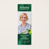 Emerald Green Signet de poème funéraire (Devant)