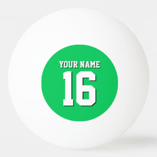 Emerald Green Sports Jersey Team Jersey Pingpongballen