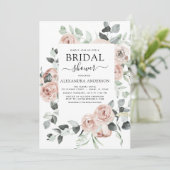 Emerald Green Vrijgezellenfeest Floral Greenery Kaart (Staand voorkant)