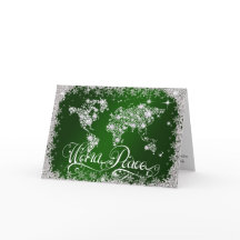 Emerald Green WORLD PEACE Diamonds PERSONALIZED