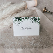 Emerald Greenery Cartes de Mariage imprimables