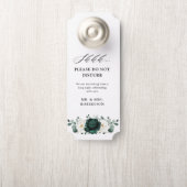 Emerald Greenery Eucalyptus Stoor de deur niet (Op knop)