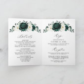 Emerald Greenery Eucalyptus White Floral Wedding (Binnen)