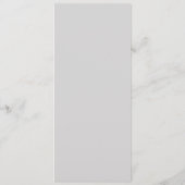 Emerald Greenery | Gray Weddenrenmenu Menu (Achterkant)