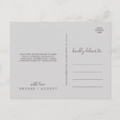 Emerald Greenery | Grijs 3 Foto: Dank u Briefkaart (Achterkant)